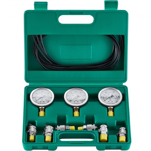 Hidraulinio slėgio matavimo rinkinys VEVOR TKS-2, 250/400/600 bar