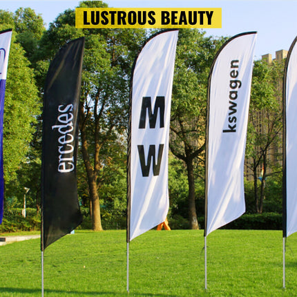 Reklaminės vėliavos stiebas VEVOR Feather Flag, 4,3 m