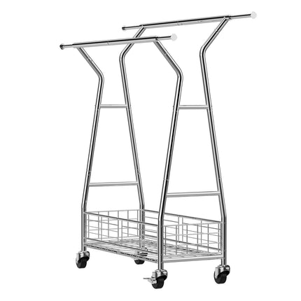 Drabužių kabykla su ratukais VEVOR YD0061, 150 kg apkrova