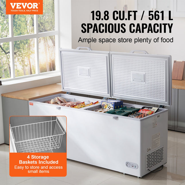 Horizontali šaldymo dėžė VEVOR BD-600, 561 l