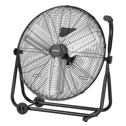 Pramoninis būgninis ventiliatorius VEVOR HIFANXSTANDMETAL24RC, 7500 CFM