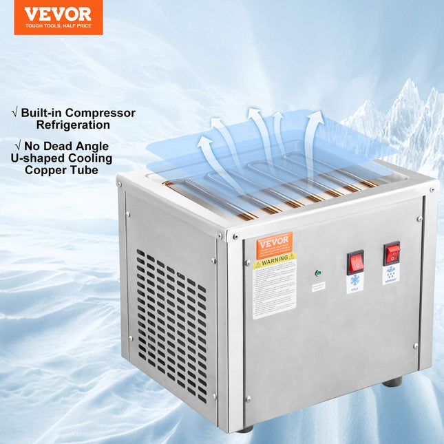 Ledų ritinėlių gaminimo aparatas VEVOR CBJF-1DC280, 280 x 240 mm