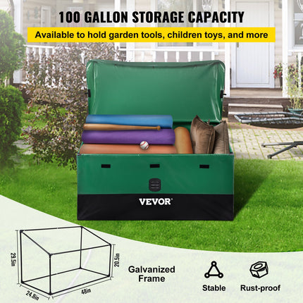 Lauko daiktadėžė VEVOR VV-OSB-100, 378 l talpos