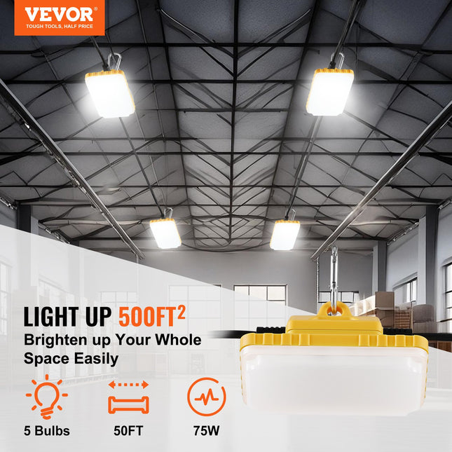 Statybinė LED girlianda VEVOR DL-999L-5-0.75EU, 15,24 m, 75W