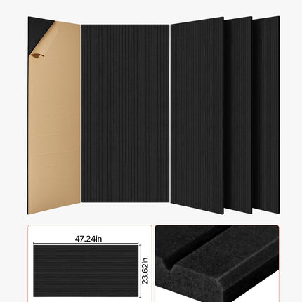 Akustinės panelės VEVOR LYPB51206, 5 vnt. komplektas