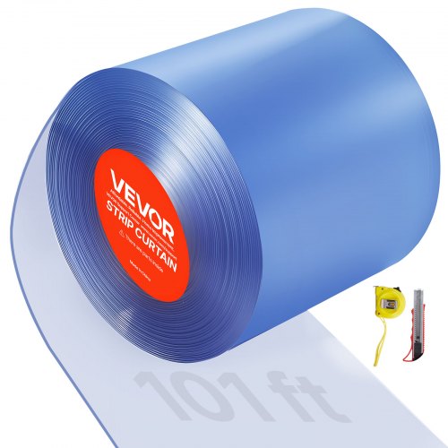 PVC juostinė užuolaida VEVOR MS-0007, 30,8 m ilgio