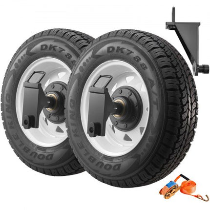 Jūrinių konteinerių ratų komplektas VEVOR 8-6.5BW, iki 4000 kg apkrova