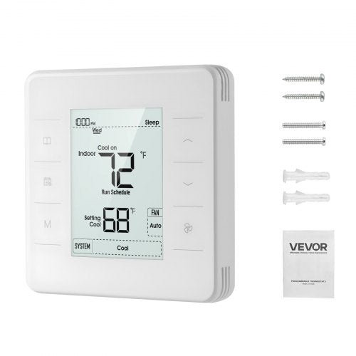Programuojamas termostatas VEVOR GM4937, 7 dienų programavimas