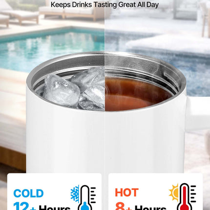 Sublimaciniai puodeliai VEVOR G8JMITWI, 8 vnt., 1183 ml