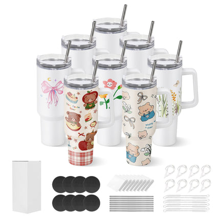 Sublimaciniai puodeliai VEVOR G8JMITWI, 8 vnt., 1183 ml
