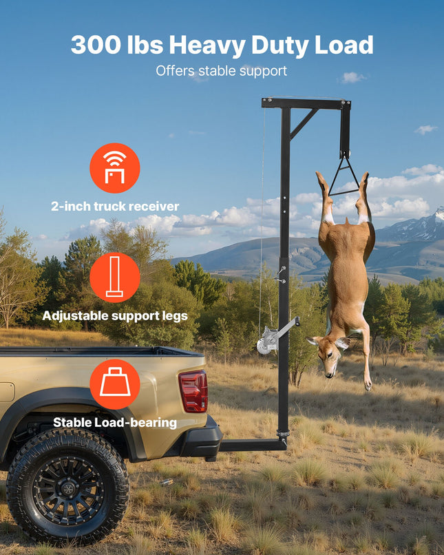 Žvėrienos pakėlėjas VEVOR HXCZDJ-11, 136 kg keliamoji galia