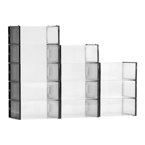 Batų laikymo dėžės VEVOR 3L-901NP-12E, 12 vnt. rinkinys