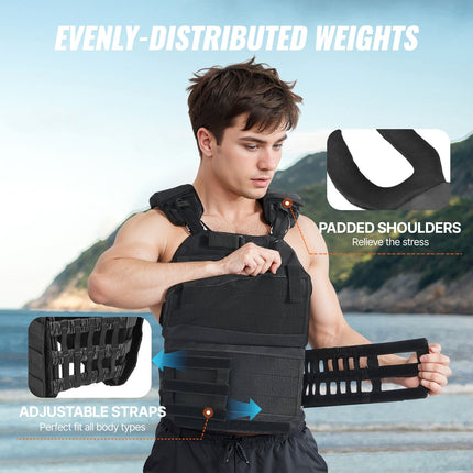 Svorio liemenė VEVOR JS-VEST010, iki 18 kg (40 lb)