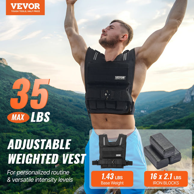 Svorio liemenė VEVOR JS-VEST007, 15,85 kg