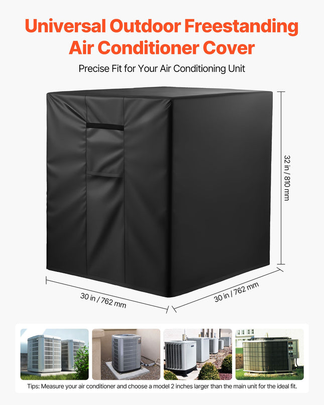 Oro kondicionieriaus uždangalas VEVOR FT-SZ30, 762 x 762 x 810 mm