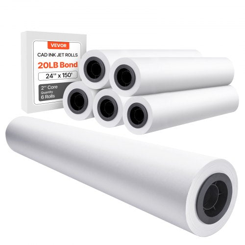 Plačiaformatis braižytuvo popierius VEVOR JSFL21080026P610, 61 cm x 45,7 m