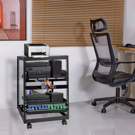 Atvira serverio spinta VEVOR HT-W6415, 15U