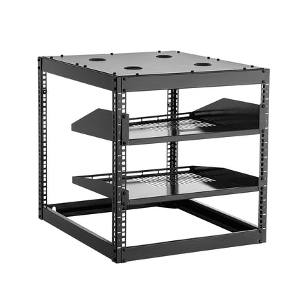Atviro rėmo tinklo spinta VEVOR SPT-504-10A, 10U