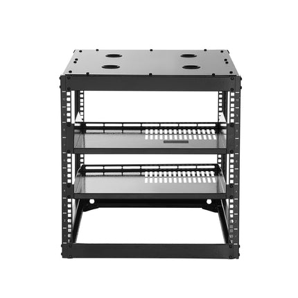 Atviro rėmo tinklo spinta VEVOR SPT-504-10A, 10U