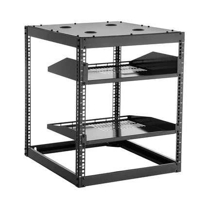 Atviro rėmo tinklo spinta VEVOR SPT-504-12A, 12U