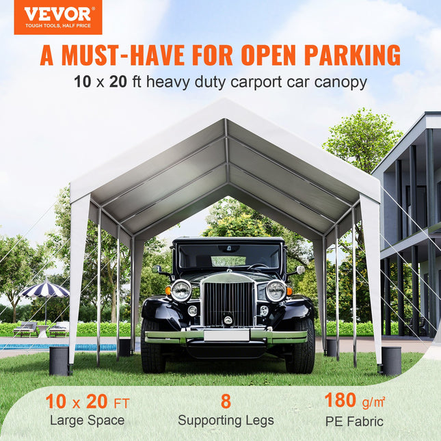 Automobilių stoginė VEVOR 10x20 ft, 3x6 m