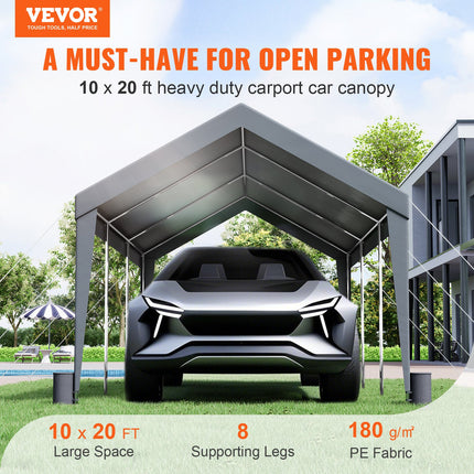 Automobilio stoginė-palapinė VEVOR 3 x 6 m, 8 atraminiai stulpai