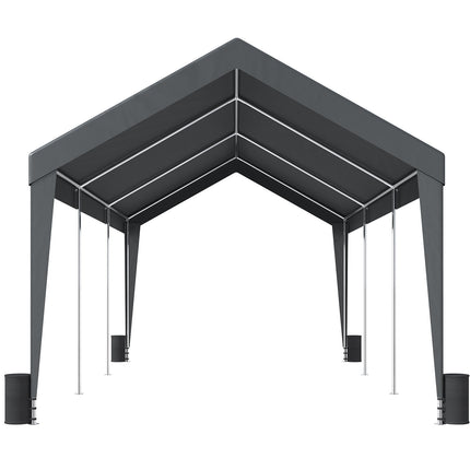 Automobilio stoginė-palapinė VEVOR 3 x 6 m, 8 atraminiai stulpai