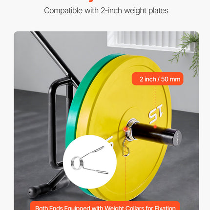 Šešiakampė štanga (Trap Bar) VEVOR OB-95, 360 kg apkrova