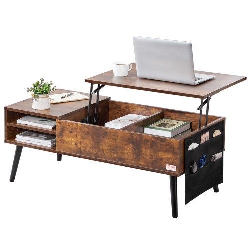 Kavos staliukas su pakeliamu stalviršiu VEVOR KLCT-01, 100 cm