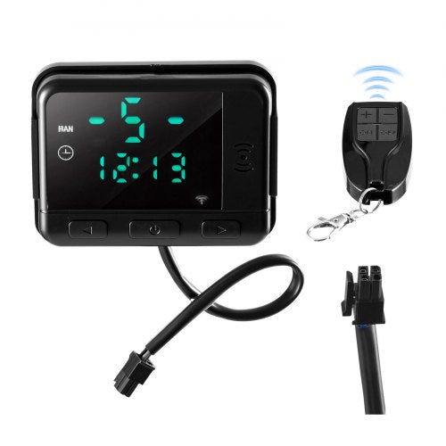 Dyzelinio šildytuvo valdiklis VEVOR XMZ-F-D7, su LCD ekranu ir nuotolinio valdymo pultu
