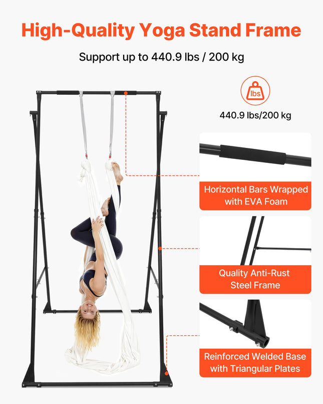 Oro jogos stovas VEVOR HM-559KT6R, 200 kg apkrova