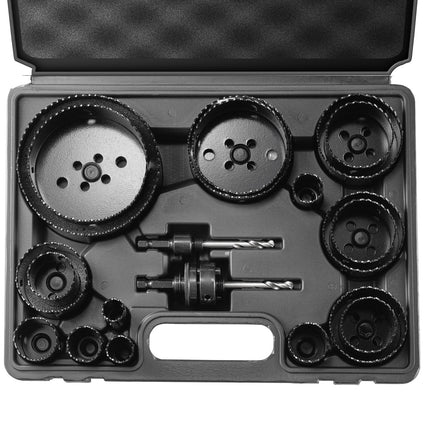 Karūninių grąžtų rinkinys VEVOR RD03-4002, 18 vnt. bimetalinių pjūklų