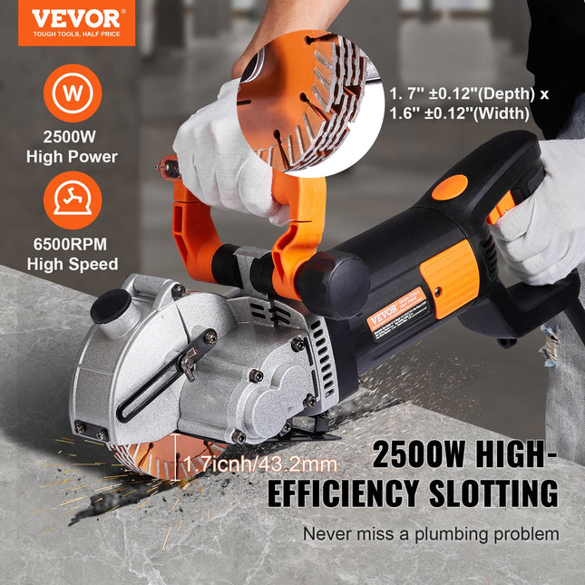 Mūro freza VEVOR KC133, 2500W