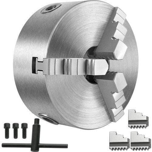 Trijų kumštelių tekinimo griebtuvas VEVOR K11-125, 125 mm