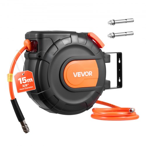 Pneumatinės žarnos ritė VEVOR NWA-L15, 15 m