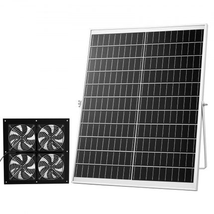 Saulės energija varomas ventiliatorius VEVOR 25W-XC12025X12Z, 25W