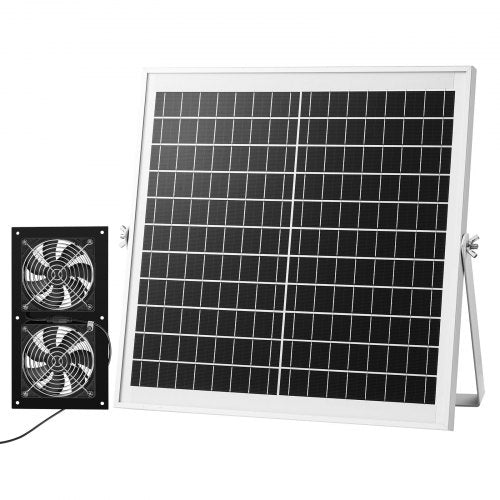 Saulės energija varomas ventiliatorius VEVOR 15W-XC12025X12Z, 15W