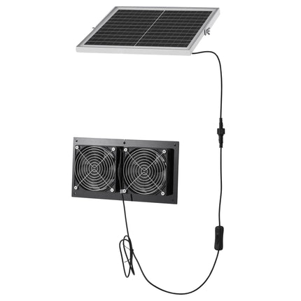 Saulės energija varomas ventiliatorius VEVOR 15W-XC12025X12Z, 15W