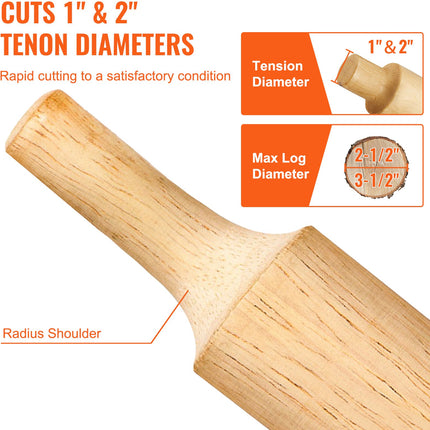 Kaiščių pjovimo rinkinys VEVOR Home Master Kit, 25,4 mm ir 50,8 mm skersmens