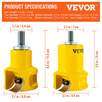 Kaiščių pjovimo rinkinys VEVOR Home Master Kit, 25,4 mm ir 50,8 mm skersmens
