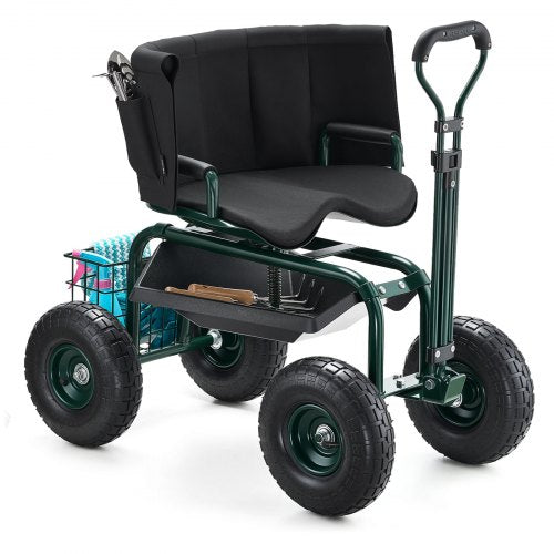 Sodo kėdė su ratukais VEVOR TC4502F, 181 kg apkrova