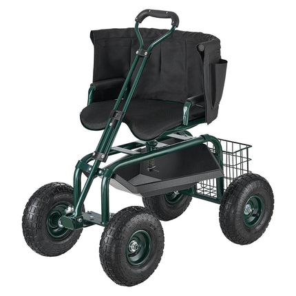 Sodo kėdė su ratukais VEVOR TC4502F, 181 kg apkrova