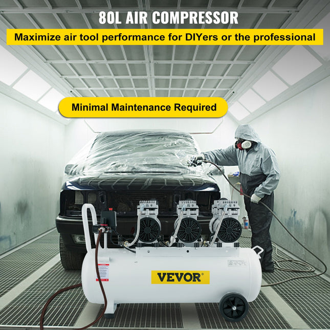 Oro kompresorius VEVOR KYJ-5244, 80 l