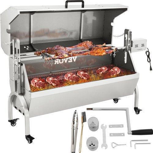 Avienos ir paršelių kepimo kepsninė VEVOR KL-005, 60 kg keliamoji galia