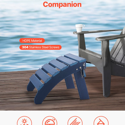 Adirondack kėdės pakojų rinkinys VEVOR LXSKU7, HDPE plastikas