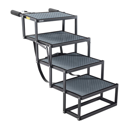 Šunų laiptai automobiliui VEVOR 40x33.2-5, 4 pakopų, iki 181 kg