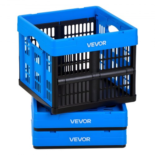 Sulankstomos plastikinės dėžės VEVOR ZJKS343428W, 25 l, 3 vnt.