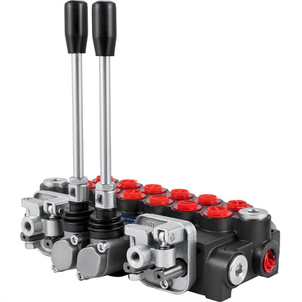 Hidraulinis skirstytuvas VEVOR 6Spool114500, 6 sekcijų, 40 l/min