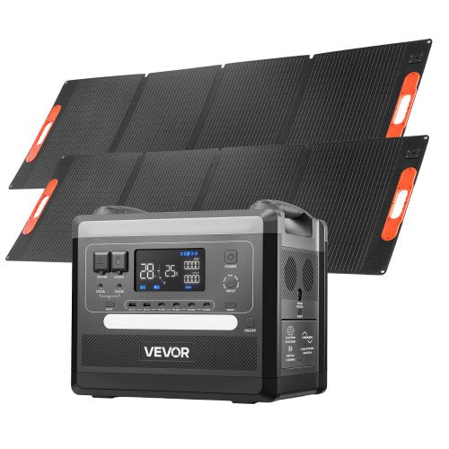 Nešiojama įkrovimo stotelė VEVOR 2400W, 2160Wh