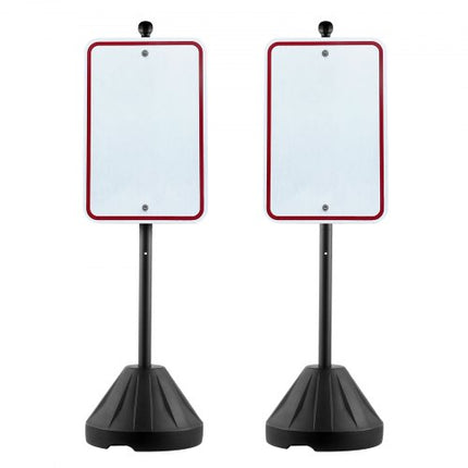 Kilnojamas kelio ženklų stovas VEVOR DM-PK-W, 152 cm